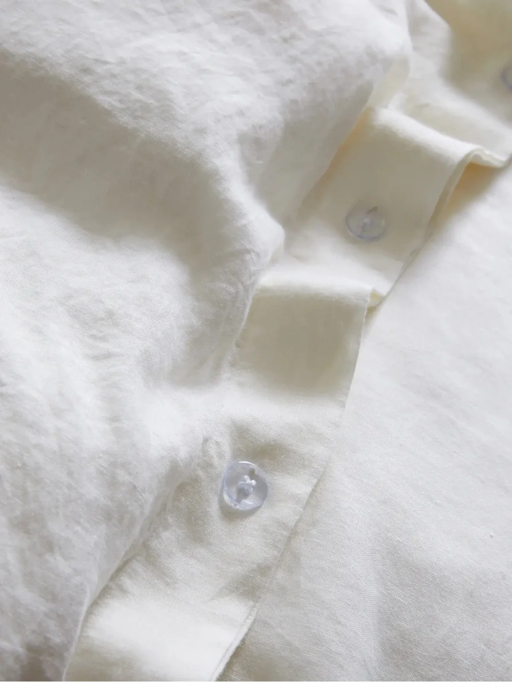 New Quince European Linen Duvet Cover Set King/CalKing MSRP $214 Ivory